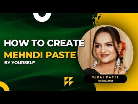 Mehndi Tutorial